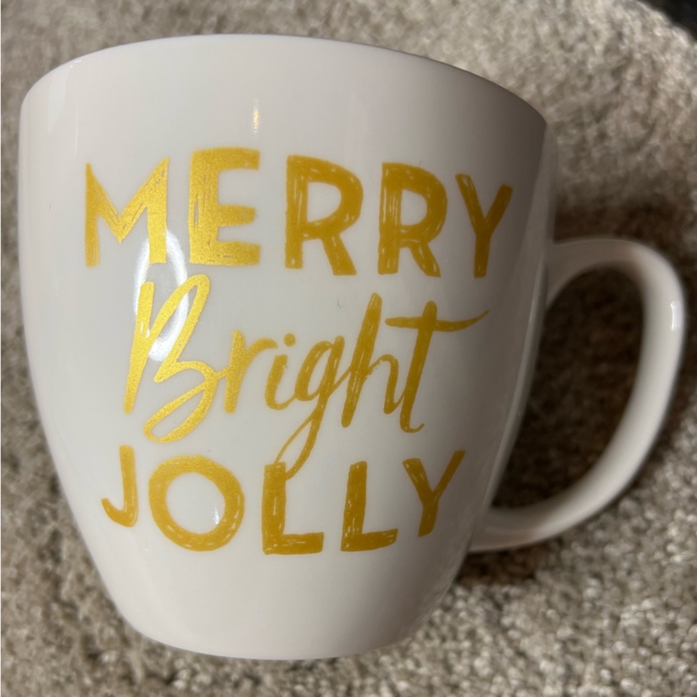 Starbucks 2016 Merry Bright Jolly Christmas Holiday Cup Coffee Mug